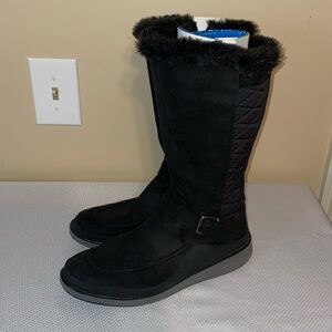 Merrell women’s boots 9.5 Tremblant Ezra Tall Polar Waterproof black snow winter